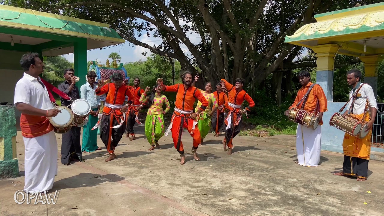 Traditional Folk Dance | Kai Silambattam | கைச்சிலம்பாட்டம் | Pambai Isai | Folk Music | OPAW | 4K