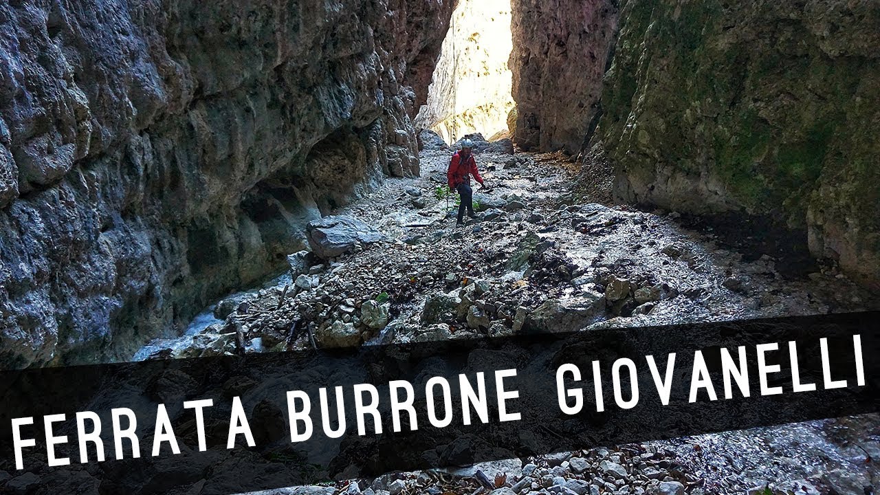 Ferrata del BURRONE GIOVANELLI - ferrata bagnata, ferrata fortunata