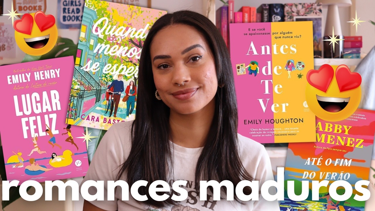 5 ROMANCES MADUROS E APAIXONANTES | Miriã Mikaely