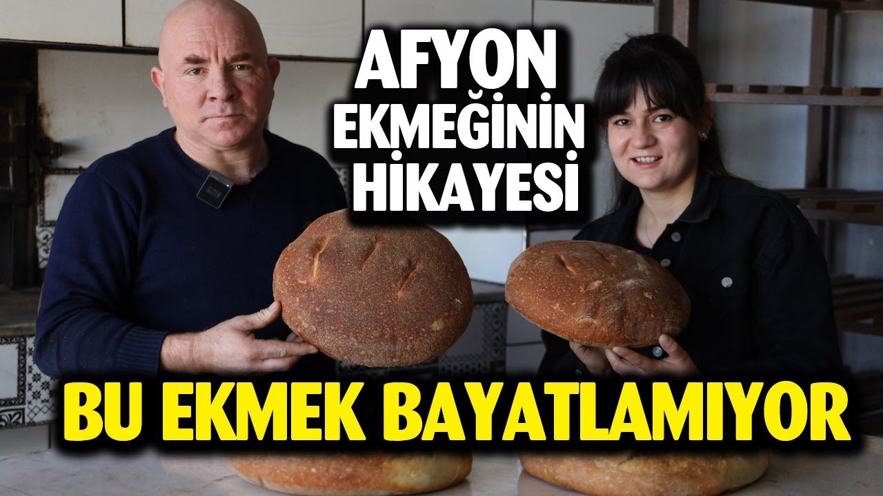 AFYON EKMEĞİ NASIL YAPILIR? BAYATLAMAYAN EKMEK - PÜF NOKTALARI - COĞRAFİ İŞARET TESCİLLİ
