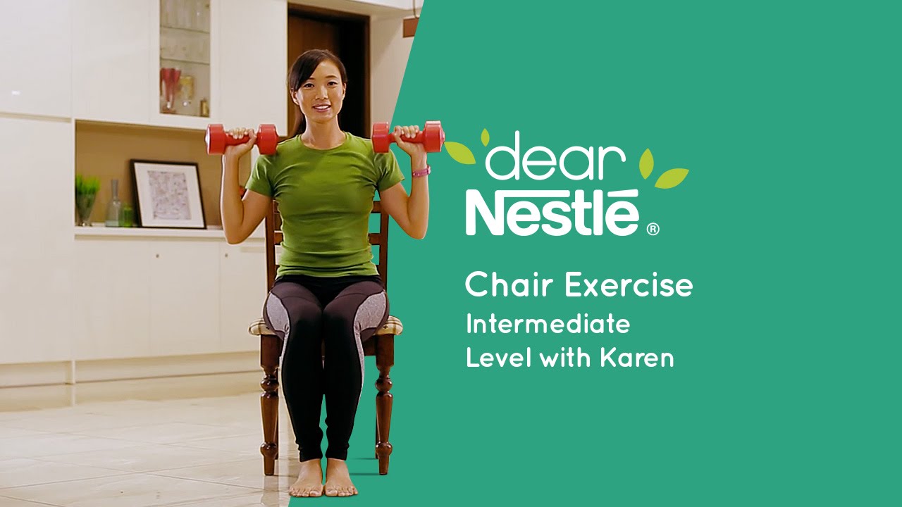 10-minute workouts – Chair Exercises Intermediate Level
