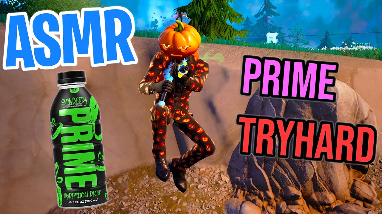 ASMR Gaming 😴🎃 Fortnite Prime Tryhard! Relaxing Taste Test 🎮🎧 Controller Sounds + Whispering 💤