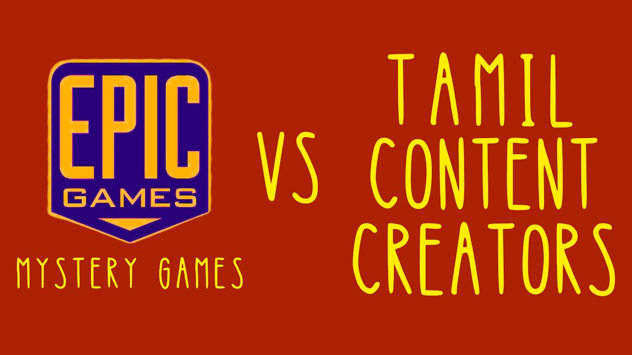 Epic mystery games VS Tamil gaming content creators