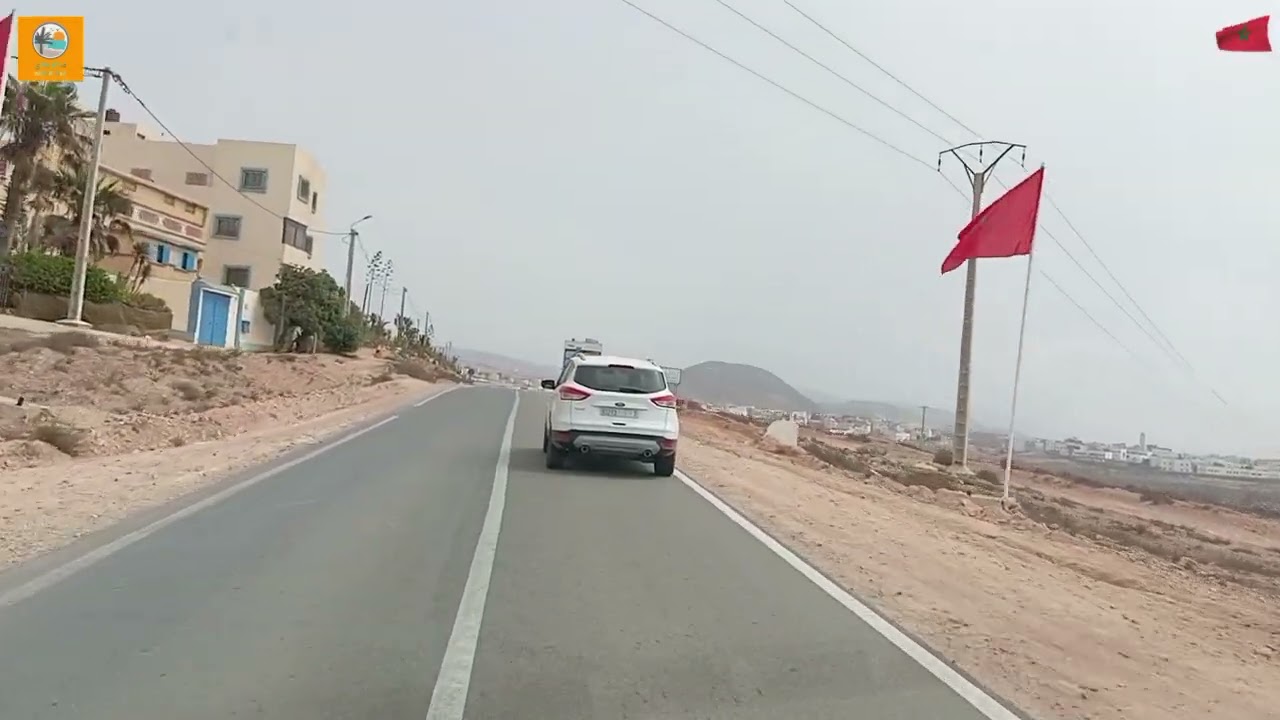 الطريق الجهوية رقم 104 في اتجاه مير اللفت 🏊🏖️🇲🇦 اقليم سيدي افني 🇲🇦👍