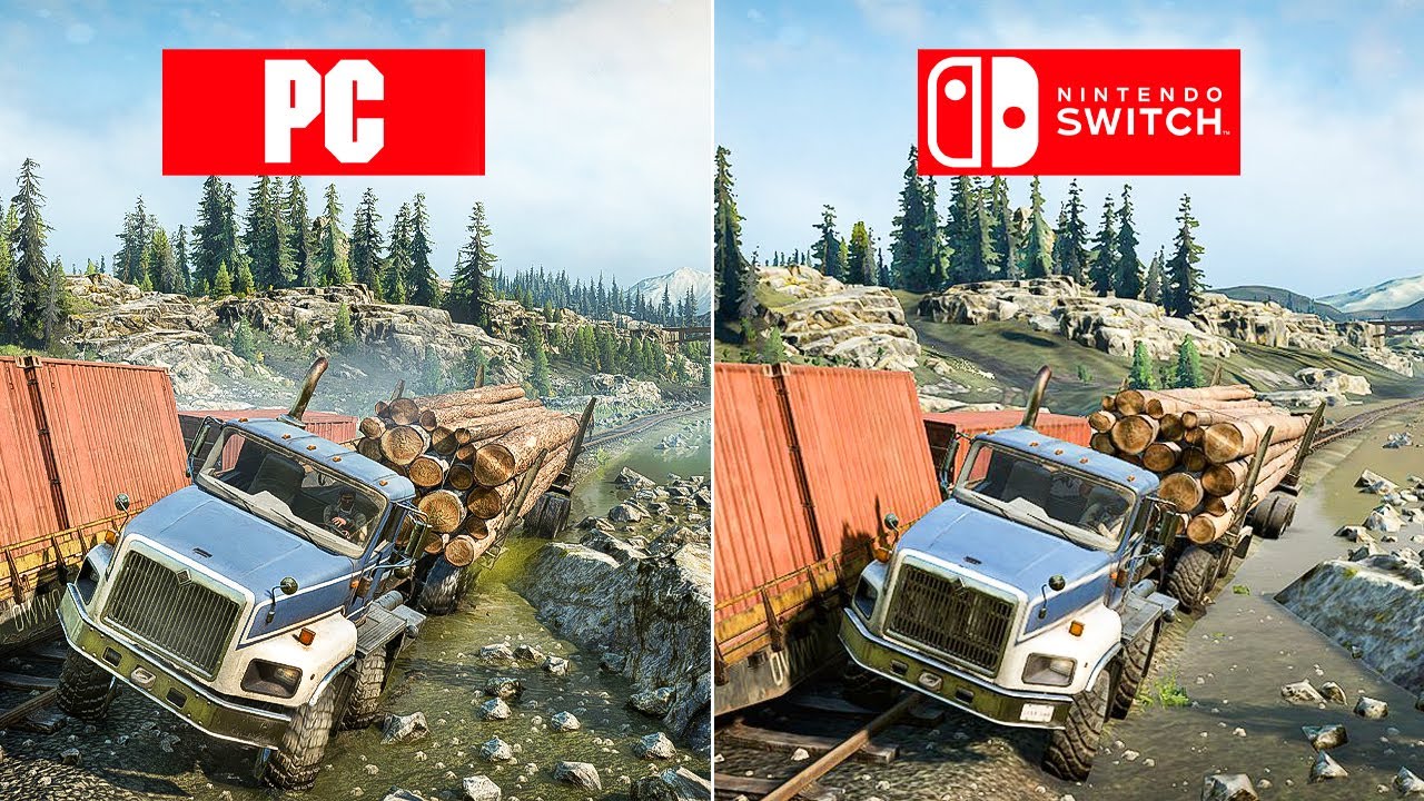 Nintendo Switch vs PC Comparison in SnowRunner You Need to Know