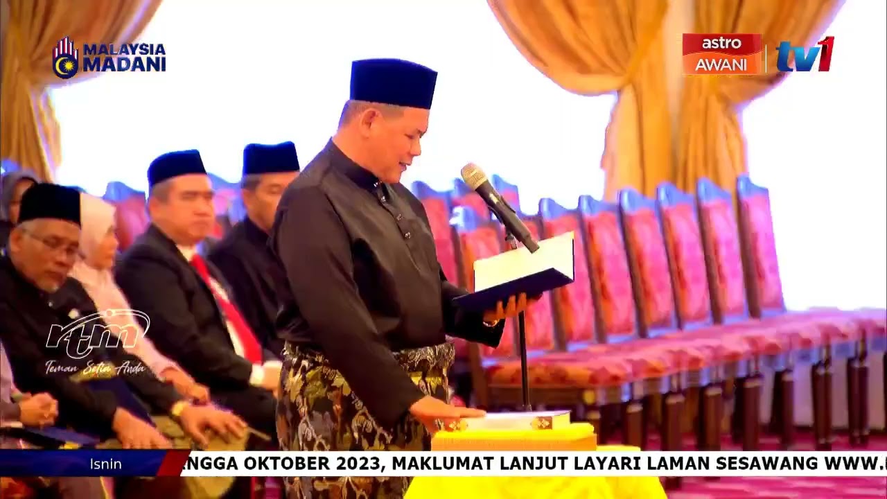 Aminuddin angkat sumpah Menteri Besar Negeri Sembilan