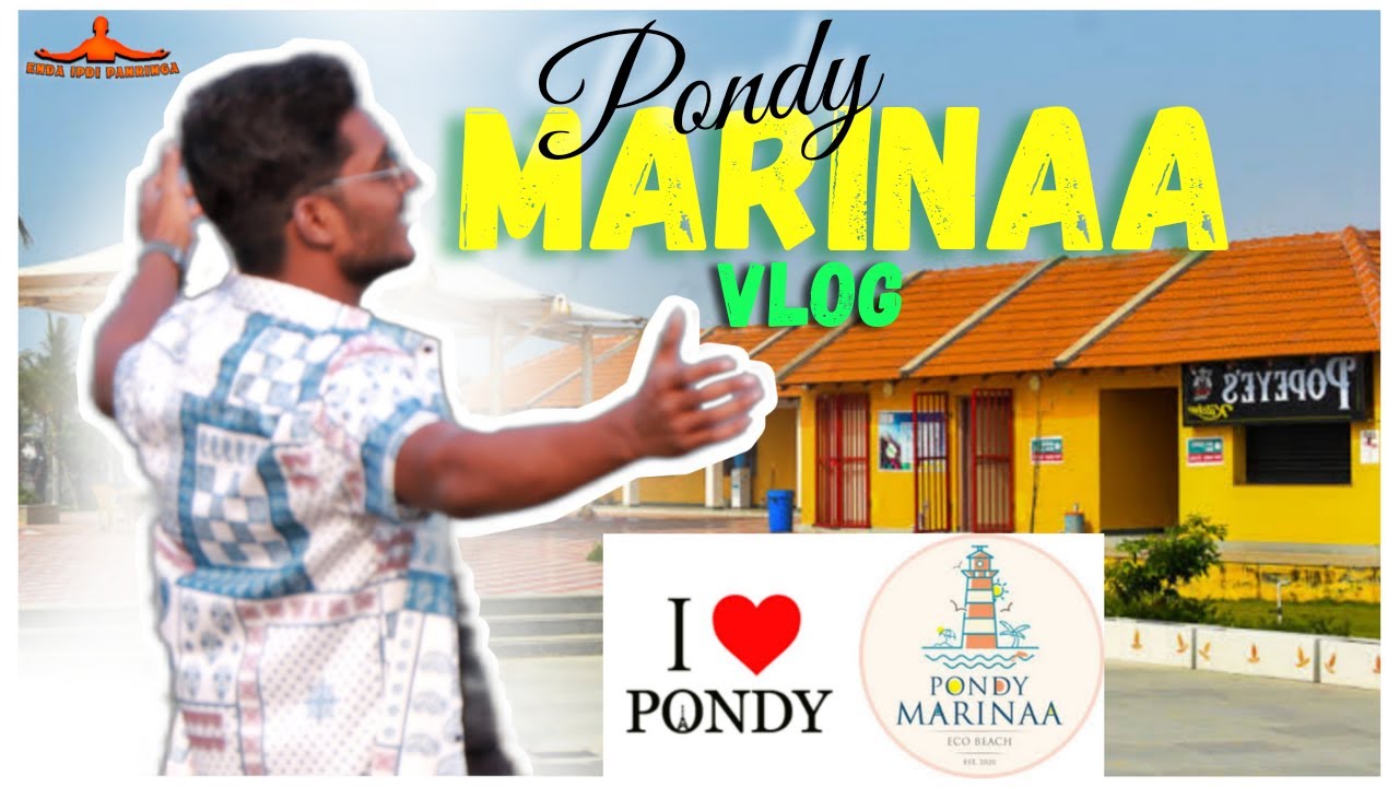 Marina in Pondicherry! | PONDY MARINAA Vlog