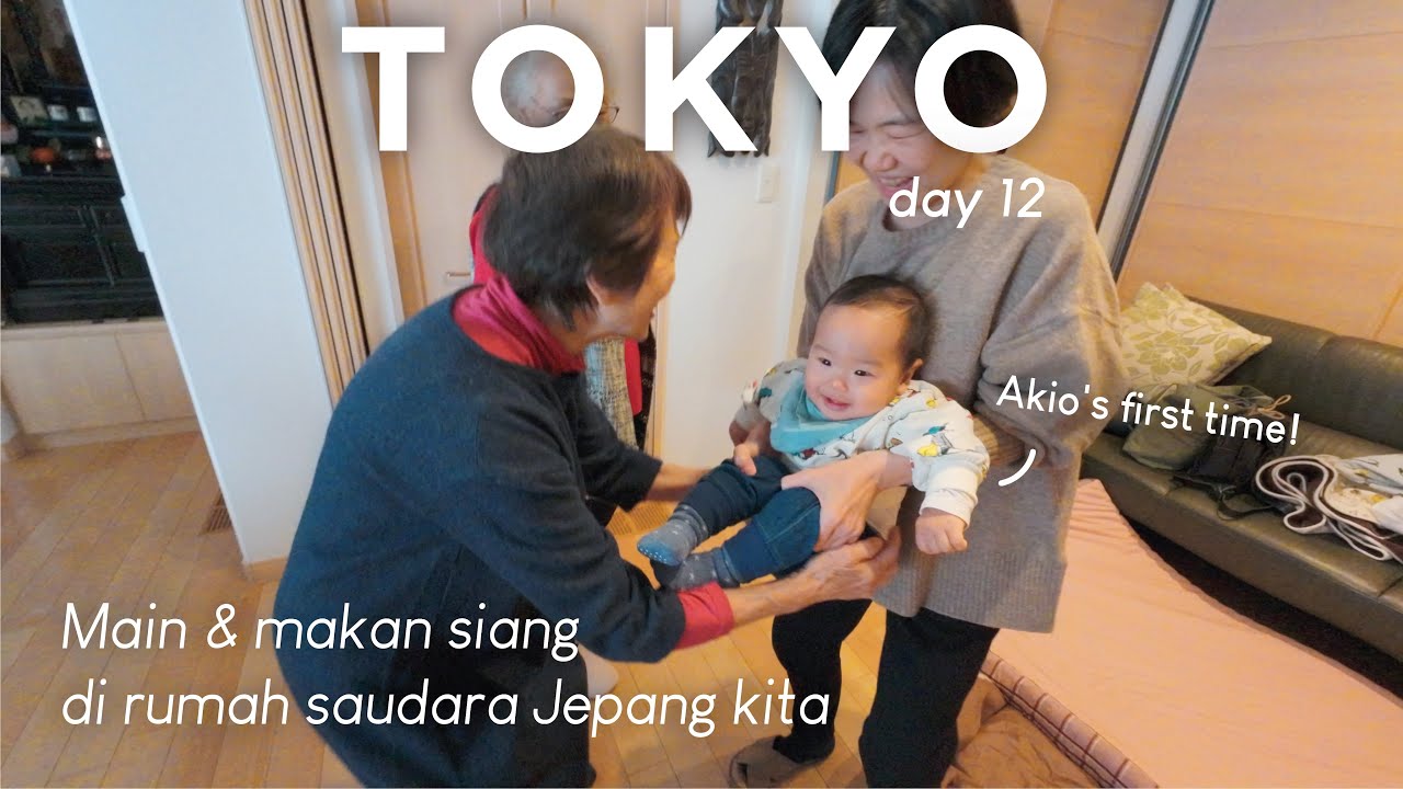 Main & Makan siang di rumah keluarga Jepang | JAPAN TRAVEL VLOG