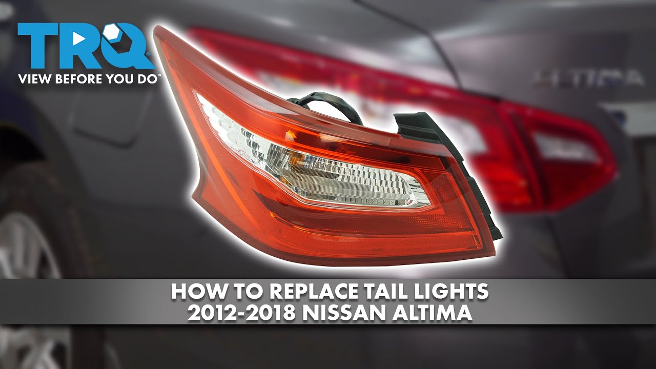 Как заменить задние фонари на Nissan Altima 2012-2018