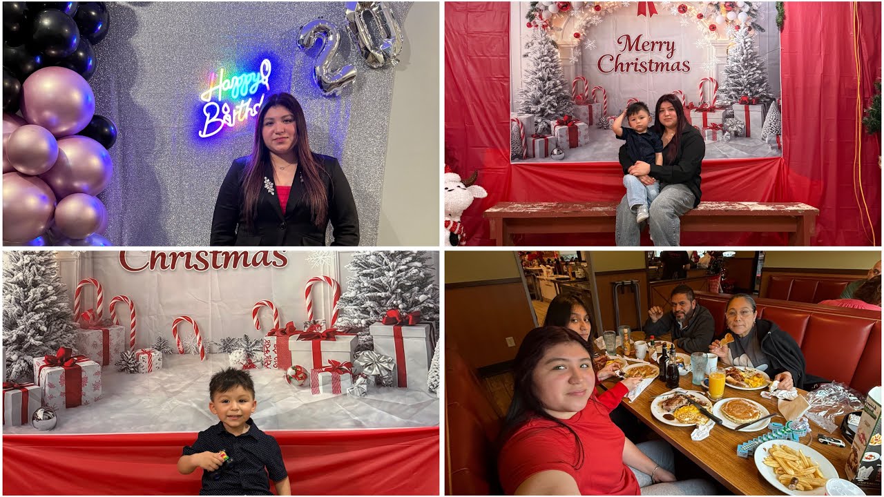 Es mi cumpleaños🎂pasamos navidad en familia🎄