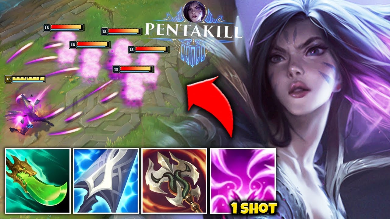 THIS KAI'SA BUILD DELETES YOUR WHOLE TEAM WITH ONE Q! (175 HASTE, PENTAKILL)