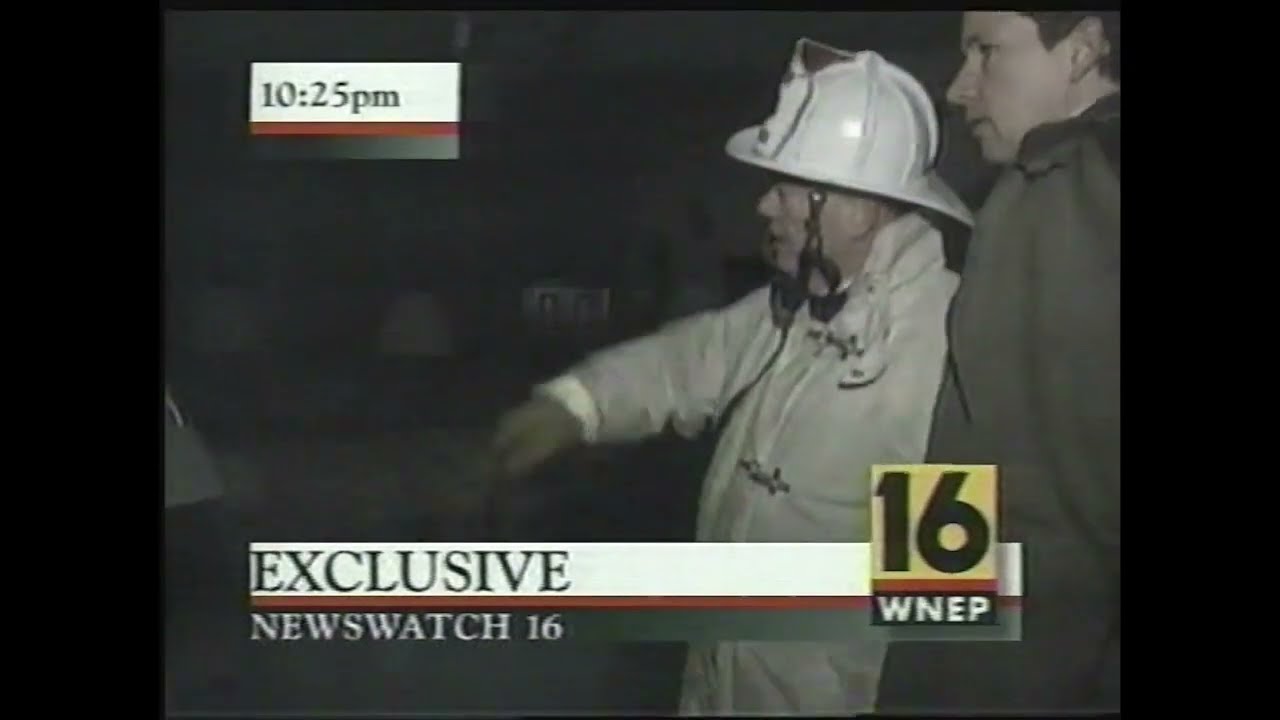 Carbondale, PA Building Collapses trapping Mayor; March 26, 1996 John Kosich WNEP-TV