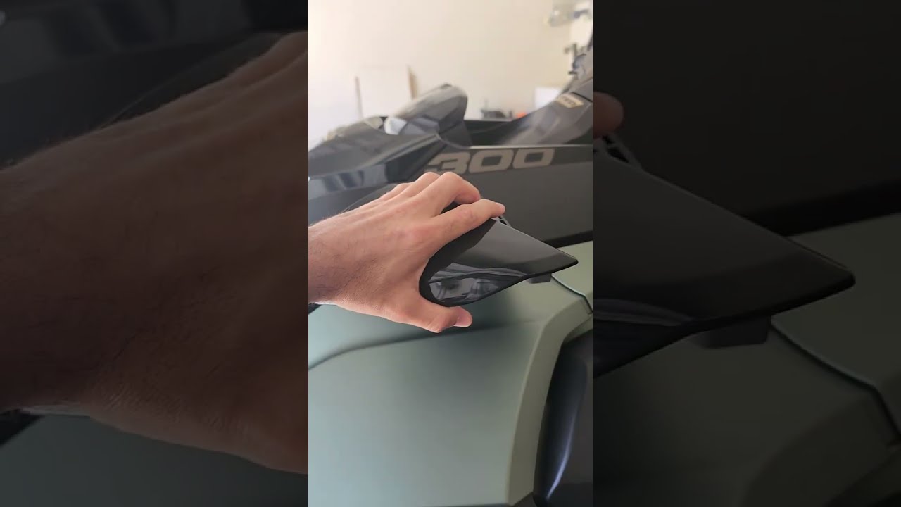 How to remove your mirror cover on a Sea Doo. #seadoo #seadoolife #seadoogtx