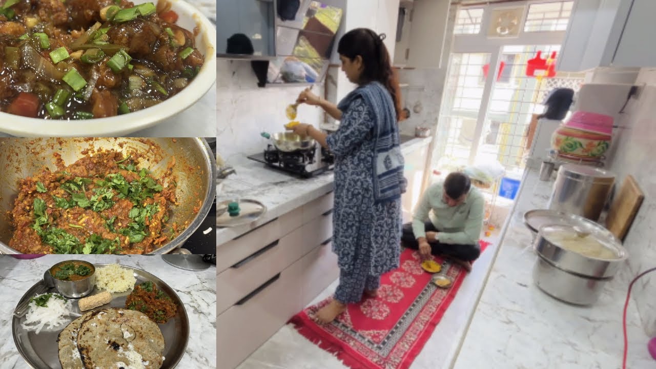 🌸घर गृहिस्थी में काम की मज़बूती परिवार से आती है🙌🏻Wintry Special Dinner To Lunch 
