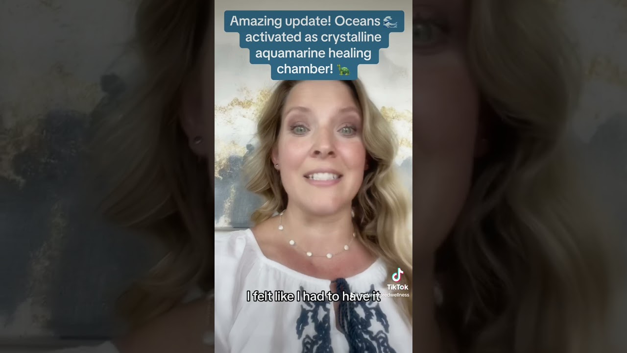 Aquamarine healing chamber sea turtle activation #seaturtles #maui #healingchamber #medbed #earth