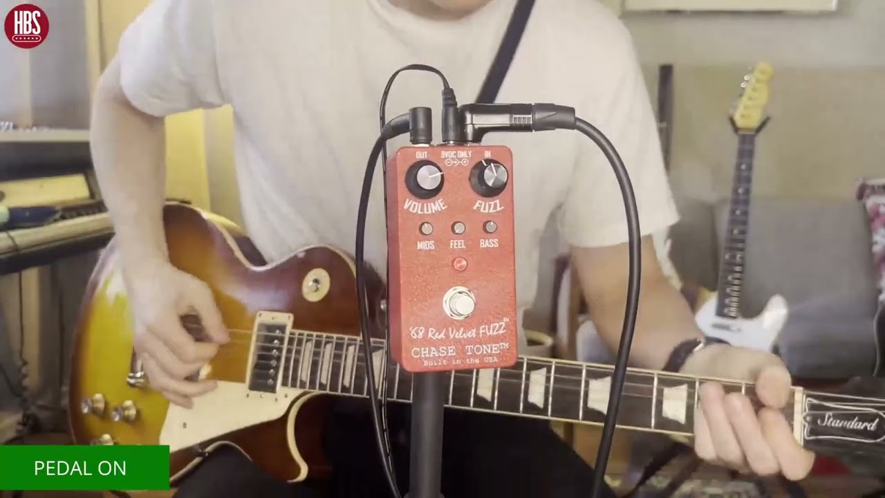 Chase Tone 68 Red Velvet Fuzz Demo - LES PAUL