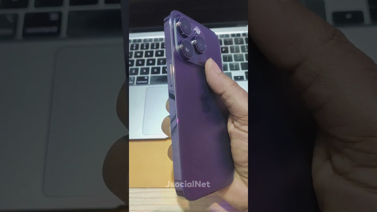 iPhone 14 Pro Deep Purple 💜🧸 |#shorts #jsocialnet #iphone14pro #ipl2023