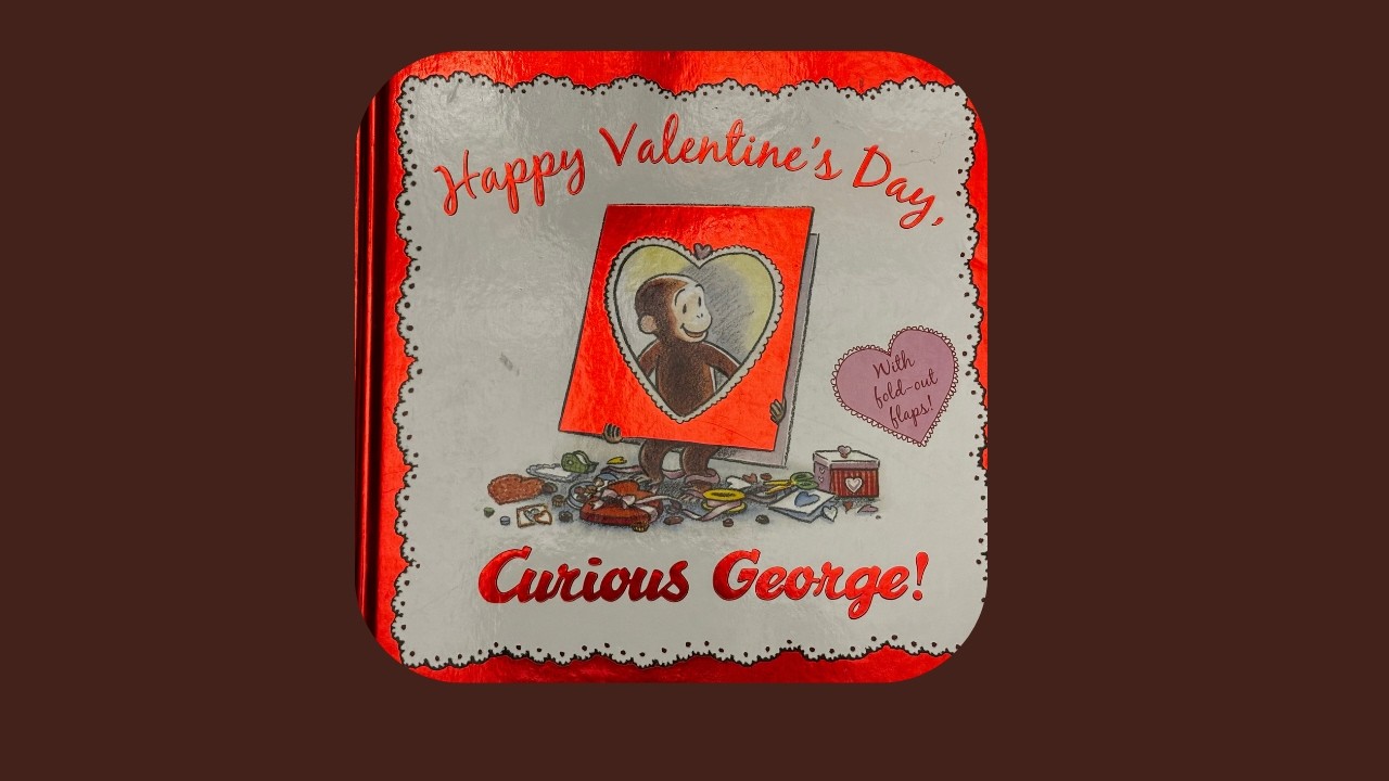 Happy Valentine's Day Curious George ❤️🐵👒 Kids Book Read Aloud 📖