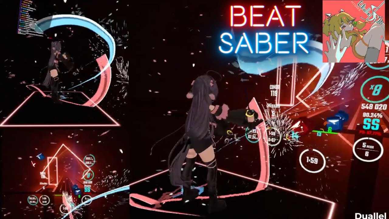 【ビートセイバー】【配信リクエスト】Duallel Spirit - MYUKKE. (RANK ★7.88) / Mapper yabje & wangyufy