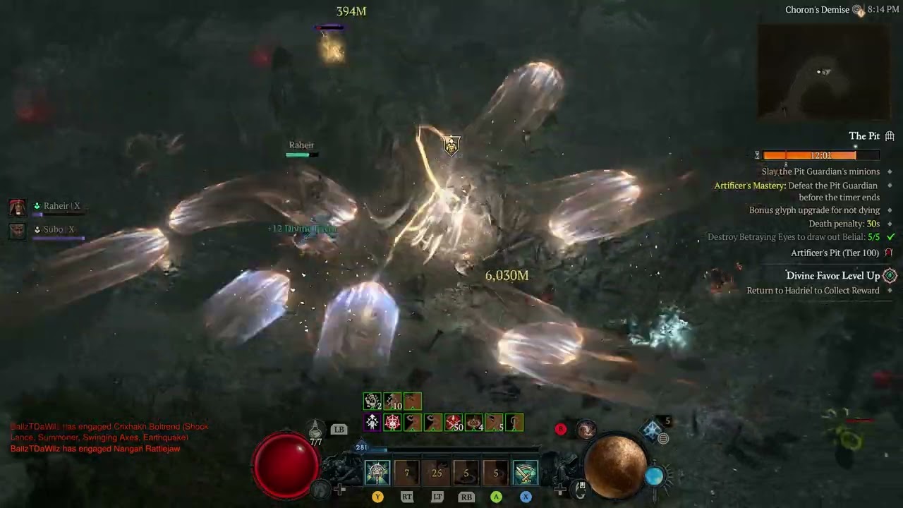 Diablo 4 Brandish BULLY Paladin | Pit 100 Run