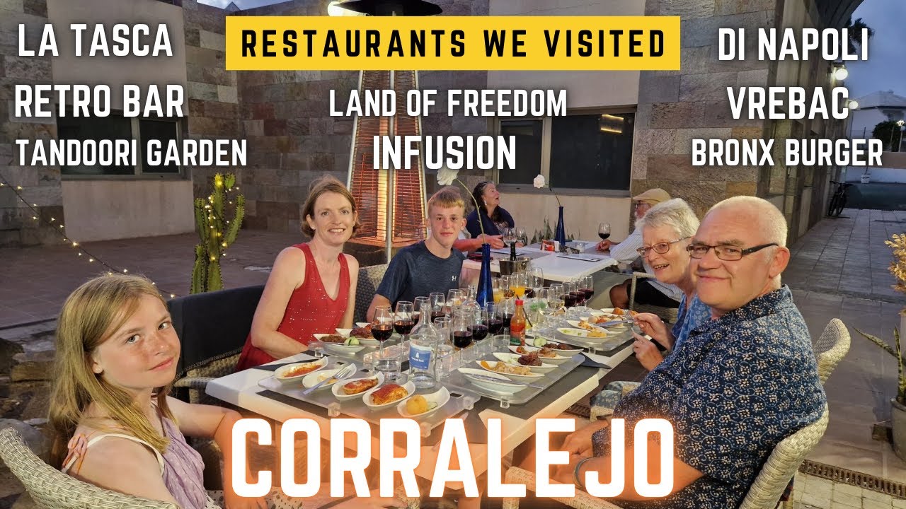 Restaurants we visited in Corralejo family friendly