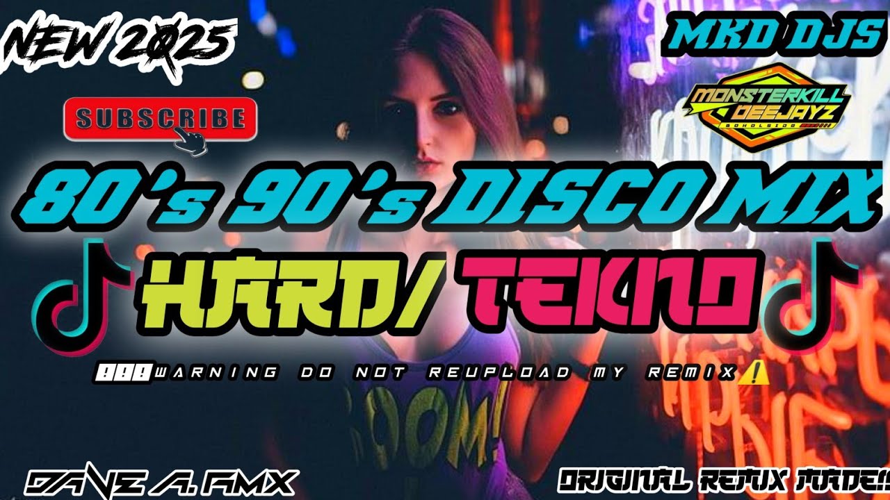 NEW DISCO 🔥80'S & 90'S | HARD TEKNOREMIX | DJ DAVE A. RMX 