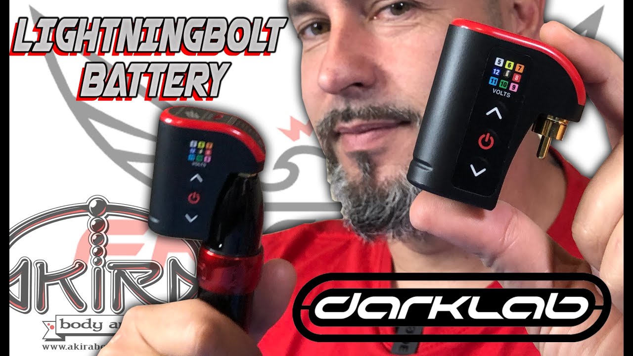 LIGHTNINGBOLT BATTERY | Fuente inalámbrica Tattoo de Fk Irons | Video Tutorial Akira Body Art
