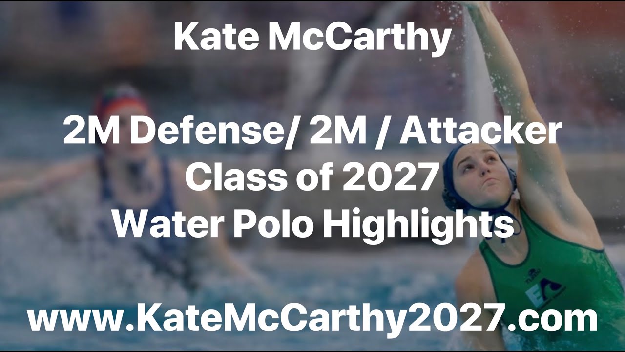 Kate McCarthy - Water Polo Highlights - Patriot Invite - Florida - January 2026