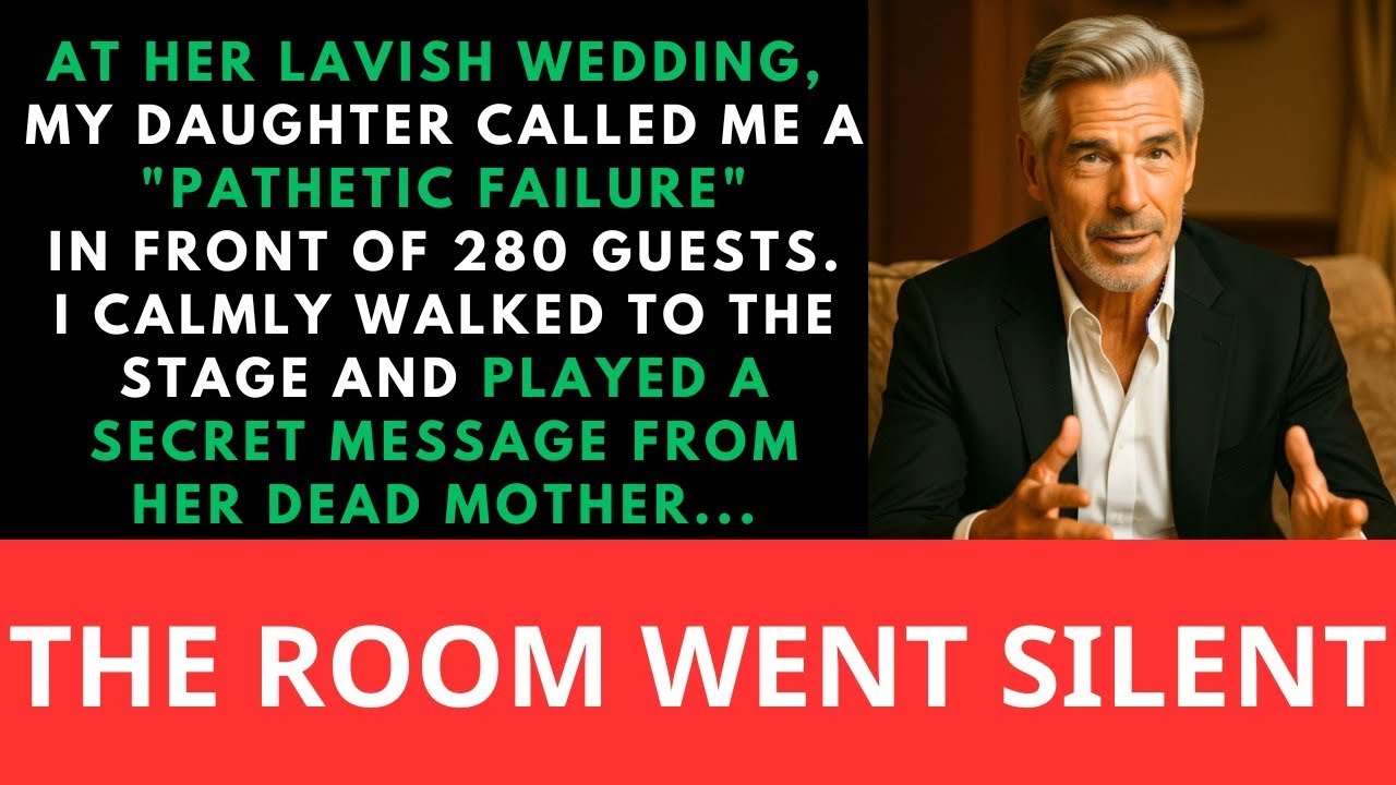 I Kept Quiet About My $38M at My Daughter's Wedding — Until She Called Me 'Broke' in Her Speec