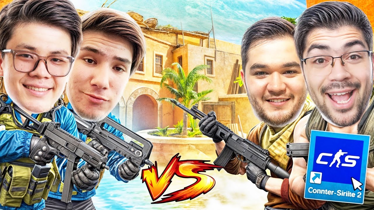 CS2 LEGENDALARI BIR BIRIGA QARSHI! @FaZaLive21 & @ABBOZZA JO'SHQINLAR BIZGA QARSHI - CS2