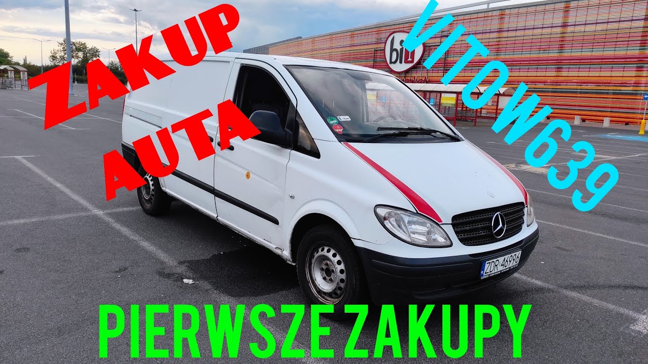 MF Vanlife Zakup auta Vito W639. Pierwsze zakupy. Projekt budowy