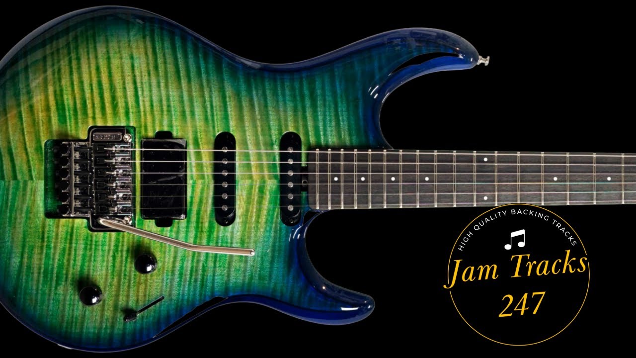 Powerful Rock Ballad Guitar Backing Track in B Minor (84bpm)