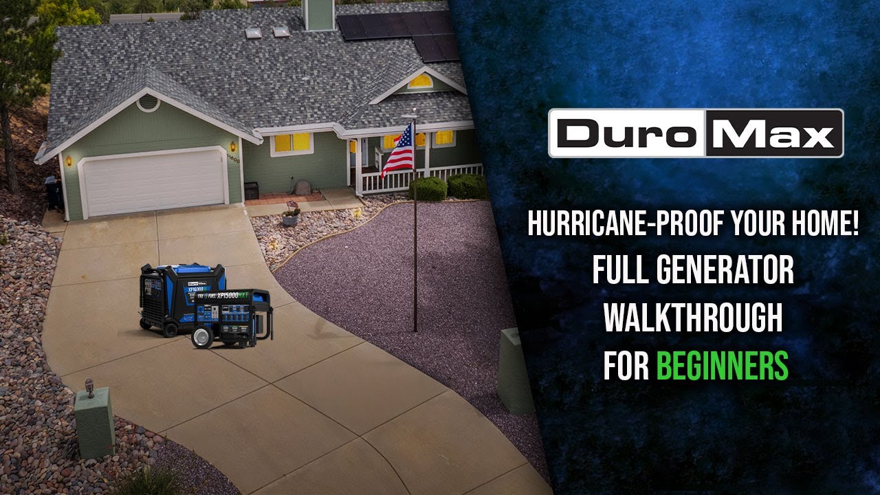 DuroMax Generator Installation – Full Setup Walkthrough
