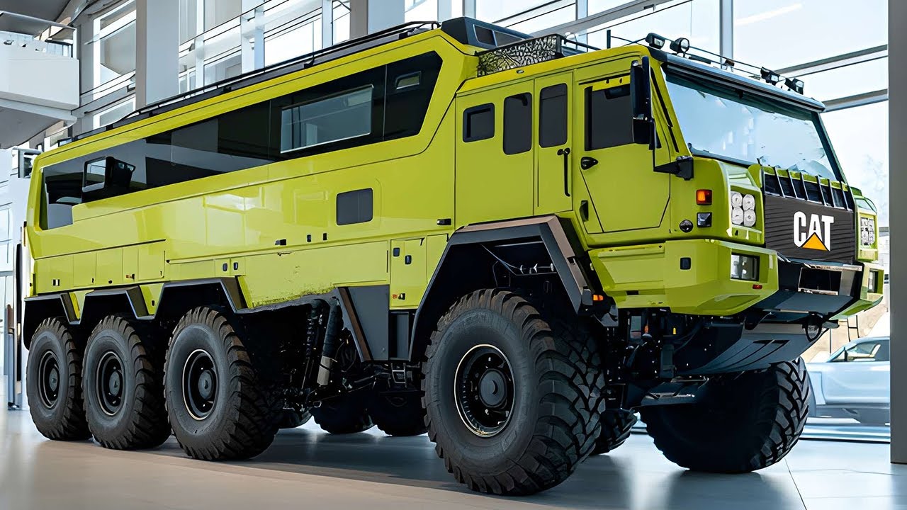 $6M 2026 Caterpillar 8×8 Overland RV — The Most Extreme Overland RV Ever Built!