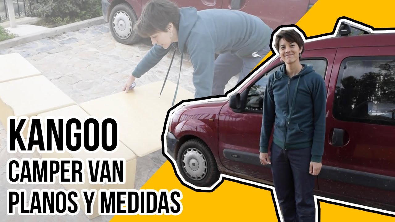 Renault Kangoo Camper van con PLANOS y MEDIDAS (DYI, plans and measurements)