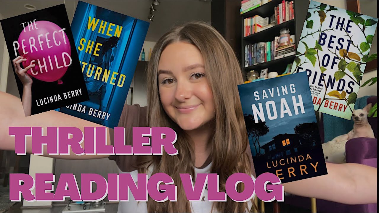 THRILLER READING VLOG 2022 | lucinda berry author taste test vlog
