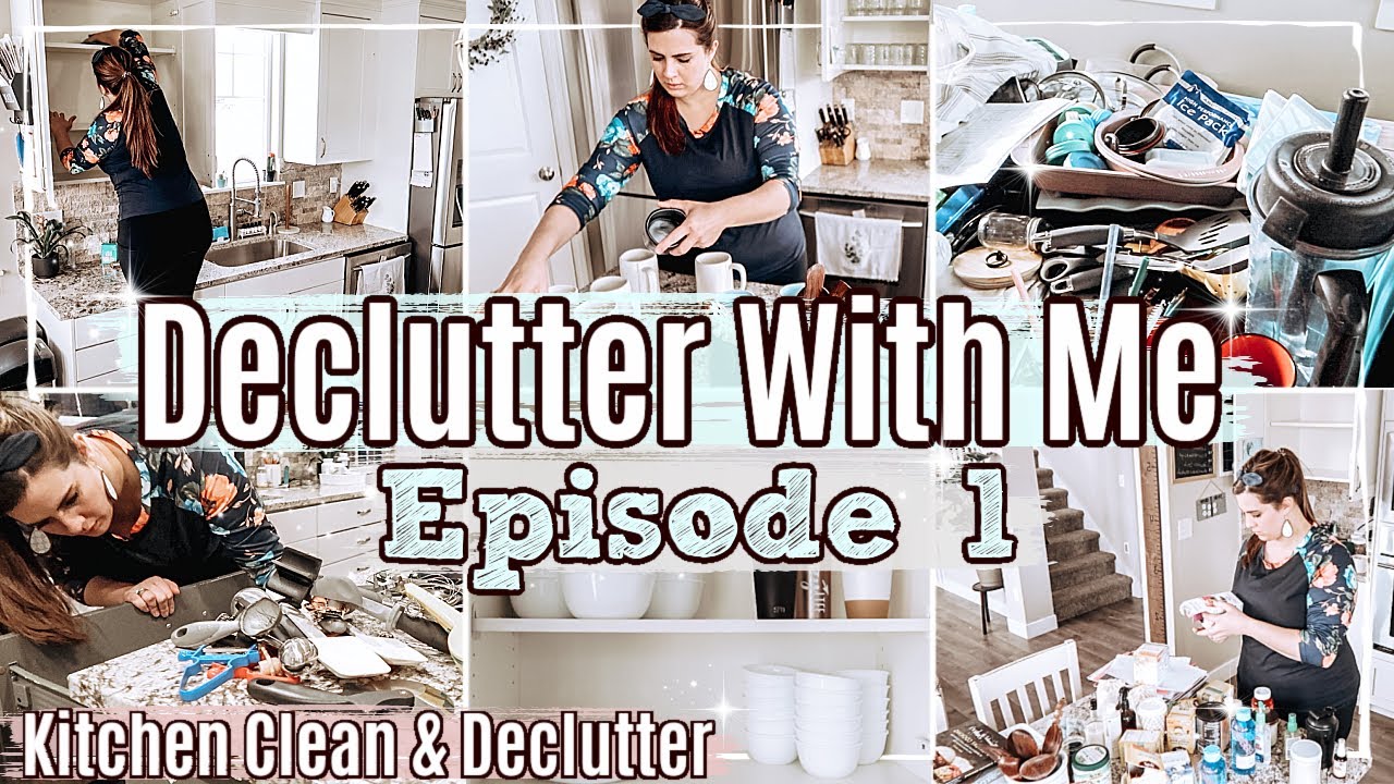 NEW!! KITCHEN DECLUTTER & CLEAN WITH ME 2021 ✻ WHOLE HOUSE DECLUTTERING SERIES | EPISODE 1