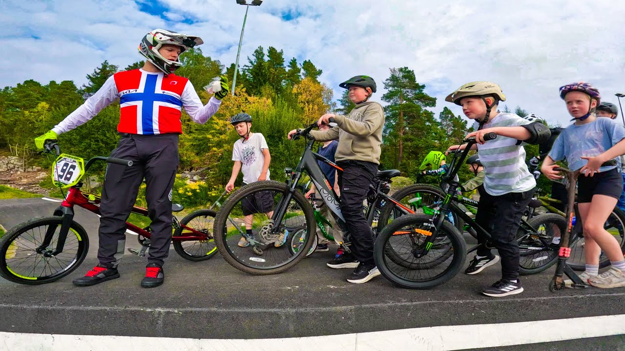 Pumptrack Camp på Tofte Fremad IF // Sykkelglede og Mestringsfølelse || SebwiiTV