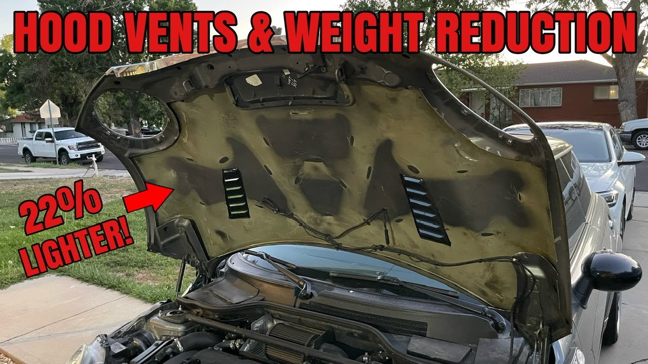 Turbo Mini hood vents and weight reduction