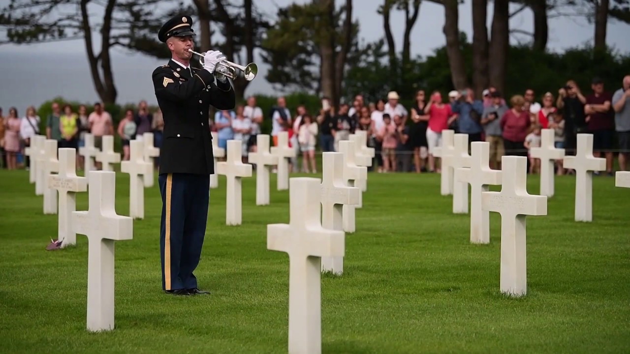 D-Day: Taps in Normandy American Cemetery