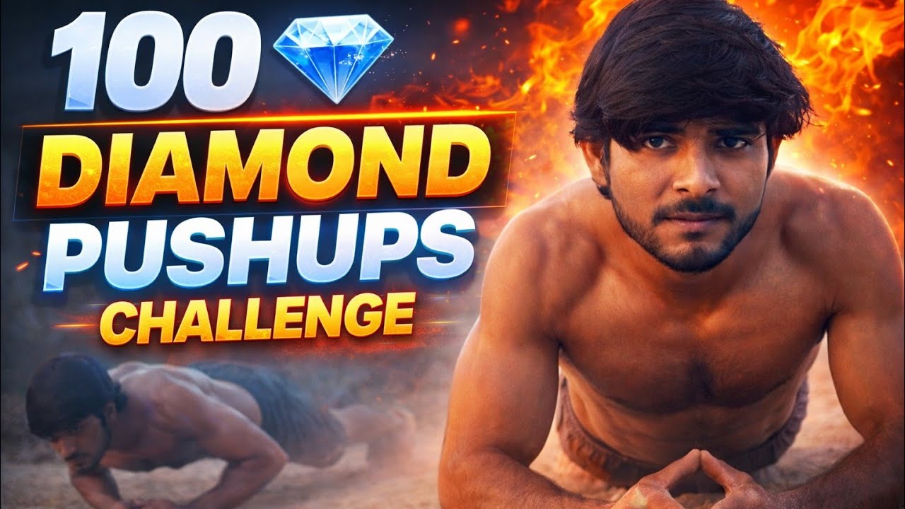 100 Diamond Push-Ups Challenge 🔥 Can You Survive This?