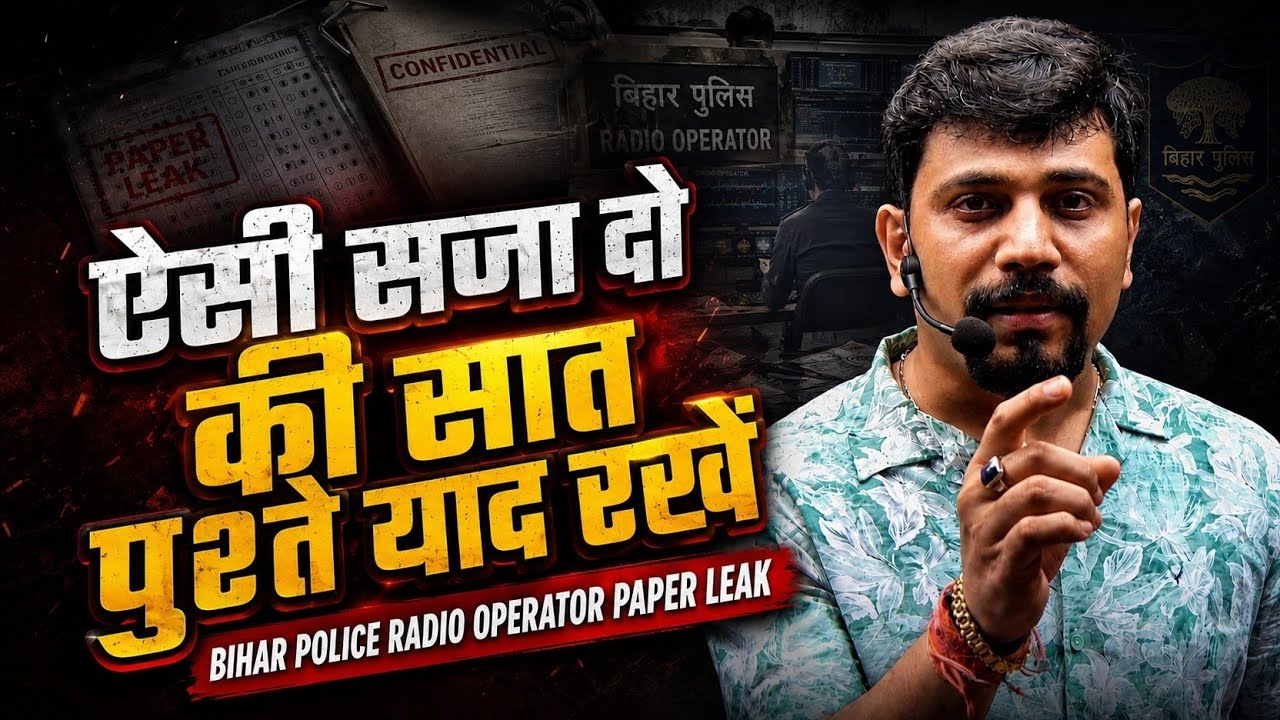 Bihar Police Radio Operator Paper Leak? 😱 | Truth Behind Exam Leak | Ankush Sir #paperleak #bihar 