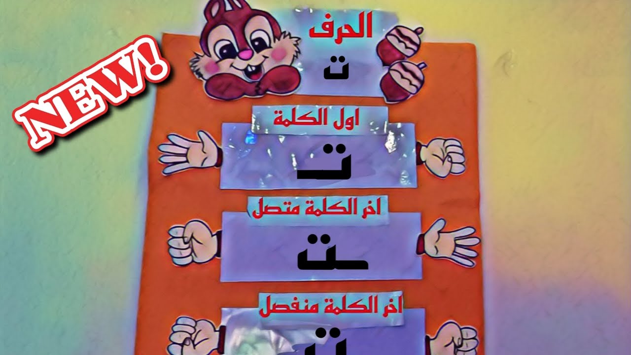 اشكال الحروف اول الكلمة  وسط الكلمة  آخر الكلمة