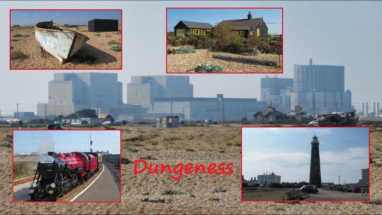 Dungeness, Kent. Starts at Derek Jarman's Prospect Cottage. Worlds shortest explore at 7:08