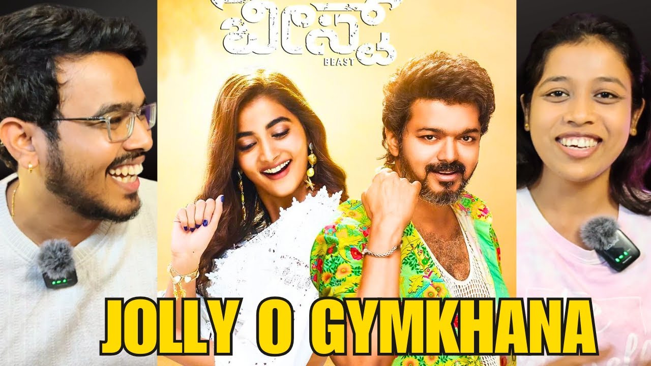 JollyO Gymkhana Song REACTION | Beast | Thalapathy Vijay | Pooja Hegde | Nelson | Anirudh