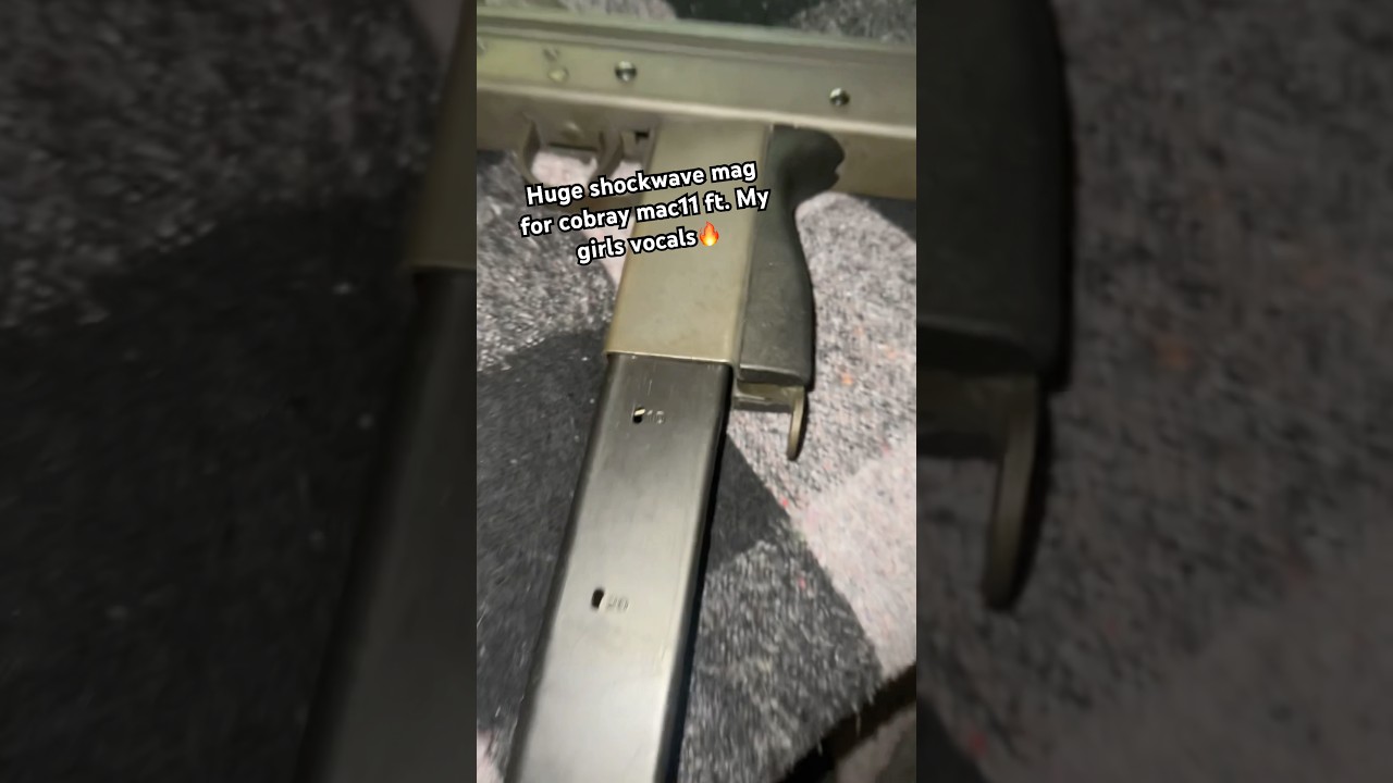 Yall ever seen a mag this long?😂😂 #legallydangerous #edc #cobraymac11 #mac10 #mac11 #9mm #glock20