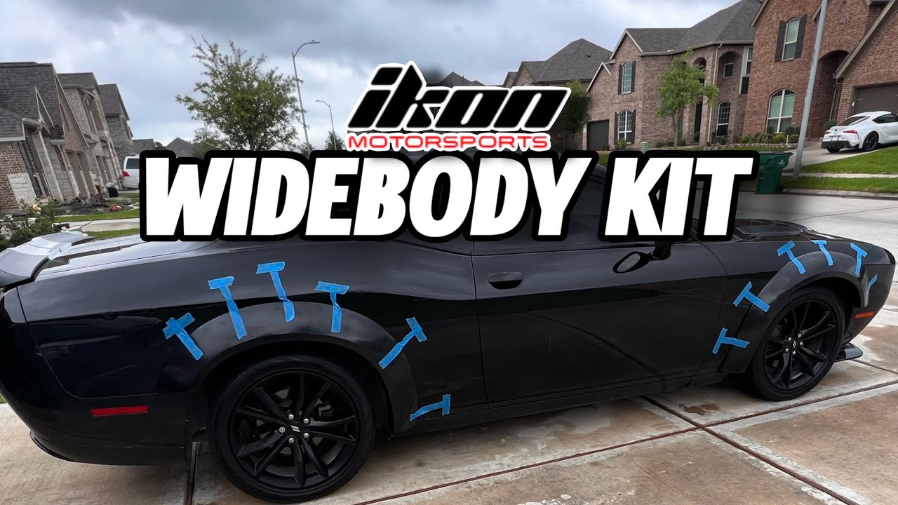 PUT A WIDEBODY KIT ON MY DODGE CHALLENGER