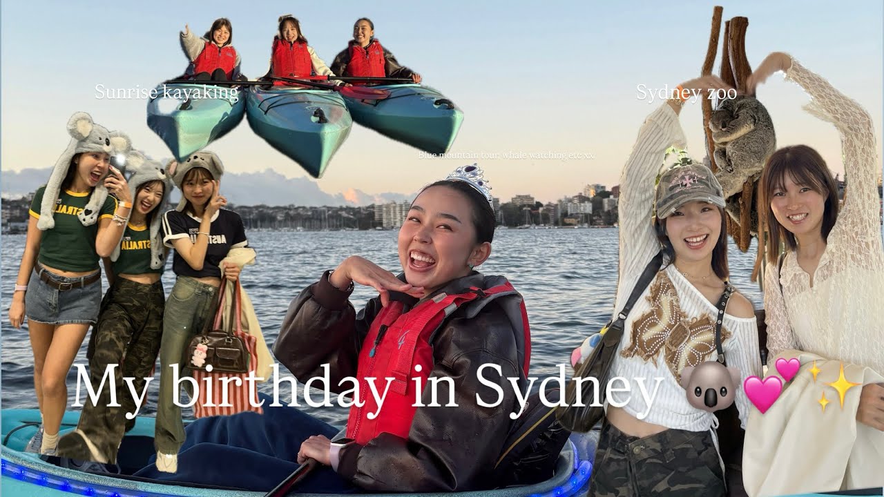 Sydney vlog #2 Spend my birthday in Sydney together!✨❤️#ワーホリ #vlog #travelvideo #sydney 