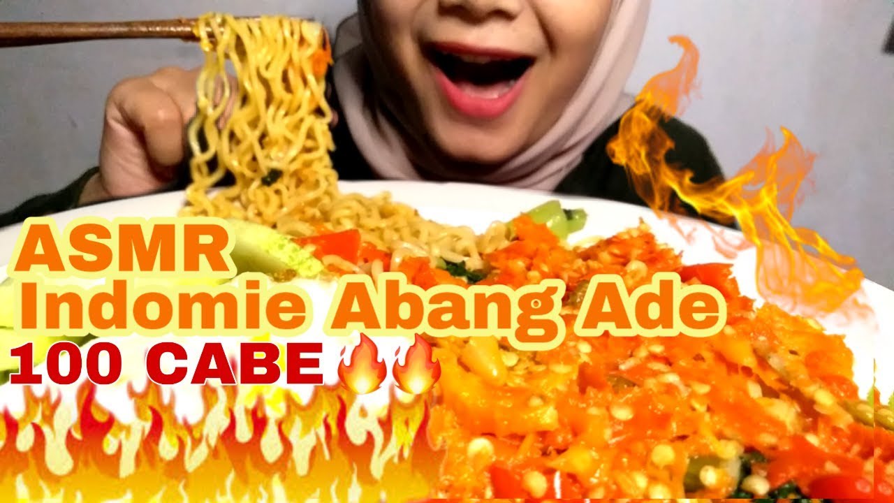 ASMR INDOMIE ABANG ADEK Pedes Level.100 CABE 🔥🔥|| ASMR Indonesia