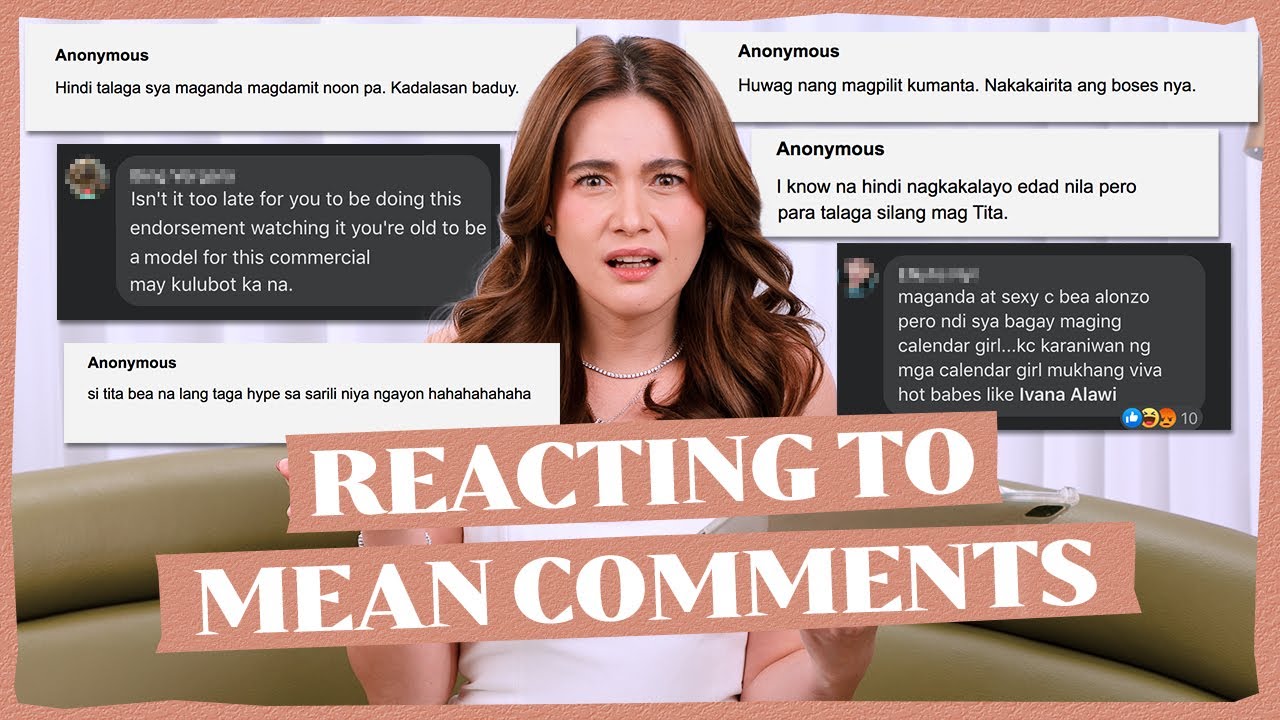 REACTING TO MEAN TWEETS ABOUT ME | Bea Alonzo